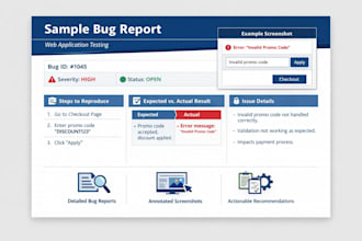 deliver QA automation for web and API applications