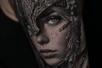 design professional japanese, asian style tattoo design