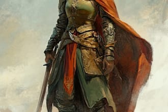 do a dnd character or dnd party art