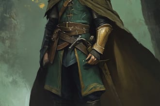 do a dnd and d and d character art illustration for you