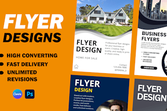 design a professional flyer