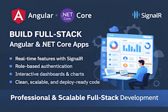 develop angular frontend with dot net core backend