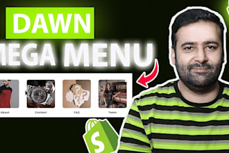 fix shopify bugs, custom liquid sections, cart drawer and mega menu