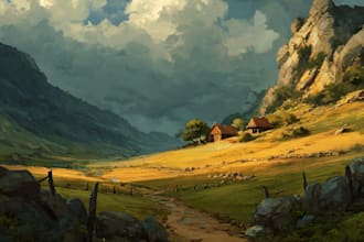 do environment concept art and fantasy map