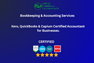 be your acca qualified expert bookkeeper using quickbooks and xero