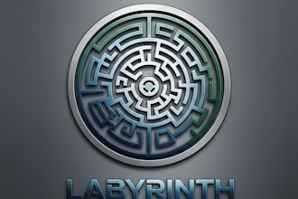 design a creative and professional maze logo for your brand