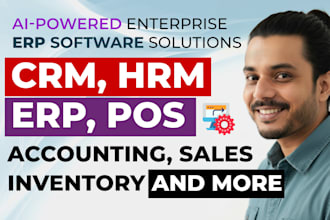 do erp, crm, hrm, pos, accounting, inventory software