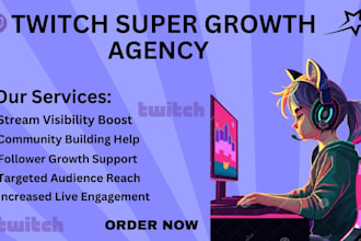 grow your twitch channel with smart, organic promotion