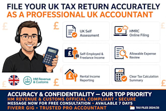 file your UK tax return accurately as a professional UK accountant