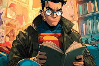 do comic book illustration graphic novel cover art cartoon
