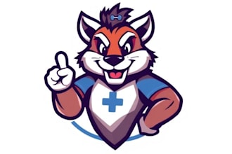 make pretty cool mascot medical logo