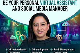 be your personal virtual assistant and social media manager