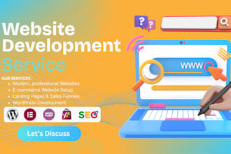 design corporate website, business website and company website