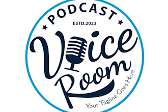 create a podcast cover art and logo design