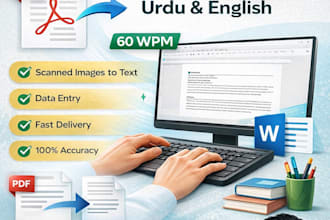 do fast and accurate typing, PDF to word, scanned documents