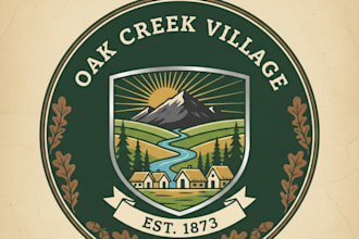 design a charming and professional the village logo for your brand