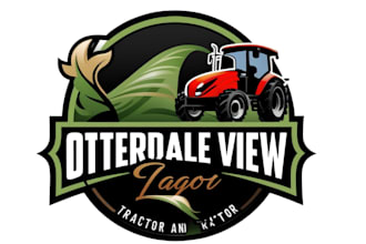 create graceful and fantastic tractor logo design