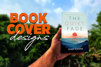 design a modern, minimalist, and original book cover for amazon KDP