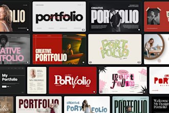 design high converting  canva ugc portfolio landing page