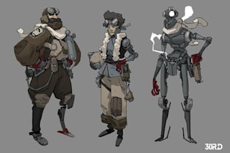 design professional production ready characters