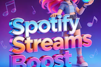 create promotional music ads for spotify streams marketing