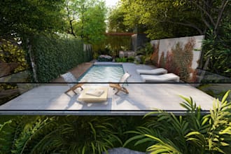 design biophilic tropical landscapes with realistic 3ds