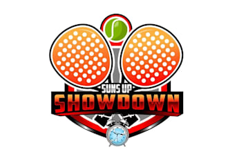 create attractive and imagination tennis logo design