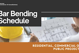 do professional bar bending schedule and reinforcement detailing