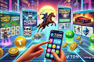 build telegram mini app telegram mini game tapswap bot hamster kombat clone