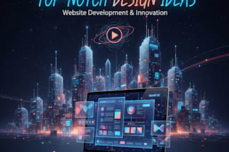 develop a responsive full stack web application and apps