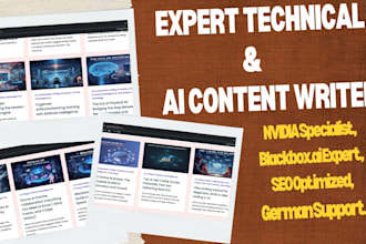 write SEO technical articles on ai, and coding tools