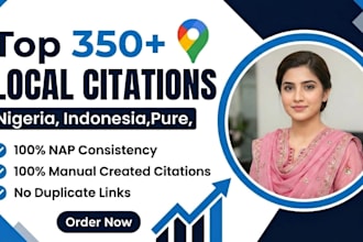 do 350 nigeria,indonasia,pure local citations for local seo