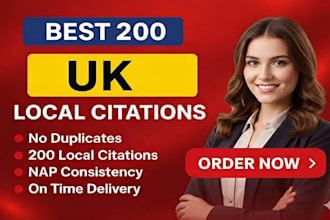 do 200 best UK local citations and directories for local seo
