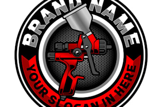 create exclusive and marvelous powder coating logo design
