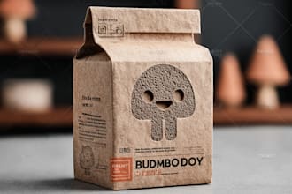 create a pixel perfect packaging box design with die cut