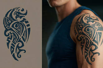 design your polynesian tribal tattoo