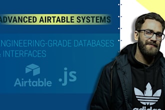 build custom airtable database, CRM, and automated interfaces