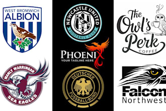 design eagle, falcon, owl or any bird logo or t shirt