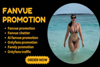 fanvue promotion ai fanvue chatter boost onlyfans fanvue earning grow subscriber