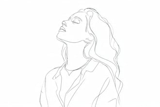 draw unique one line art, minimalist line art, vector line art illustration