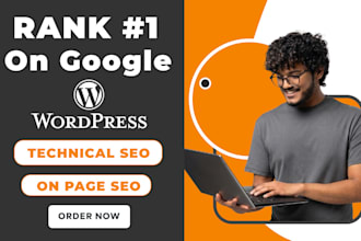 optimize website onpage and technical SEO wordpress shopify wix squarespace