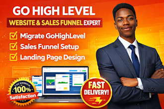 go high level website migrate gohighlevel sales funnel transfer landing page ghl