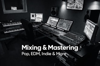 mix and master your electronic, pop or indie production