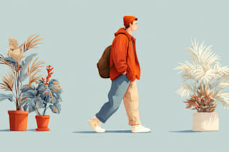 design flat vector illustrations