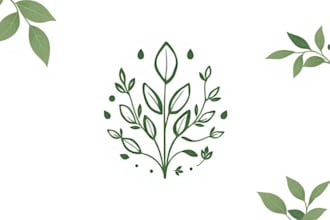 make perfect beautiful botanical logo
