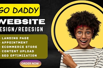 godaddy website design godaddy website redesign develop godaddy website design