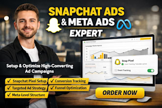setup snapchat ads campaign snapchat meta ads campaign expert pixel creation