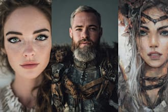 do realistic or fantasy portrait