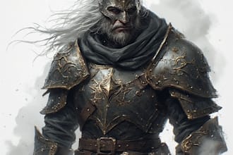 draw dnd character illustration