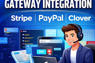 integerate stripe paypal clover in your websites